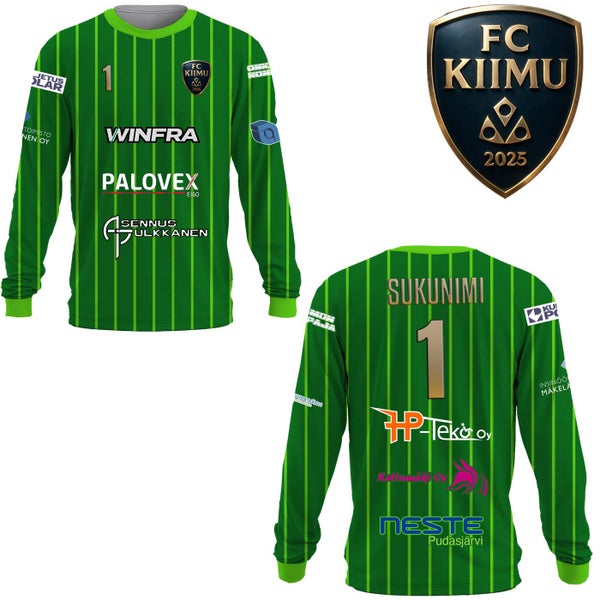FC Kiimu T2014-2017 maalivahdin paita